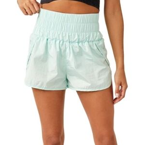 Free People FP Movement The Way Home Shorts Light Green  Women’s Sz Large